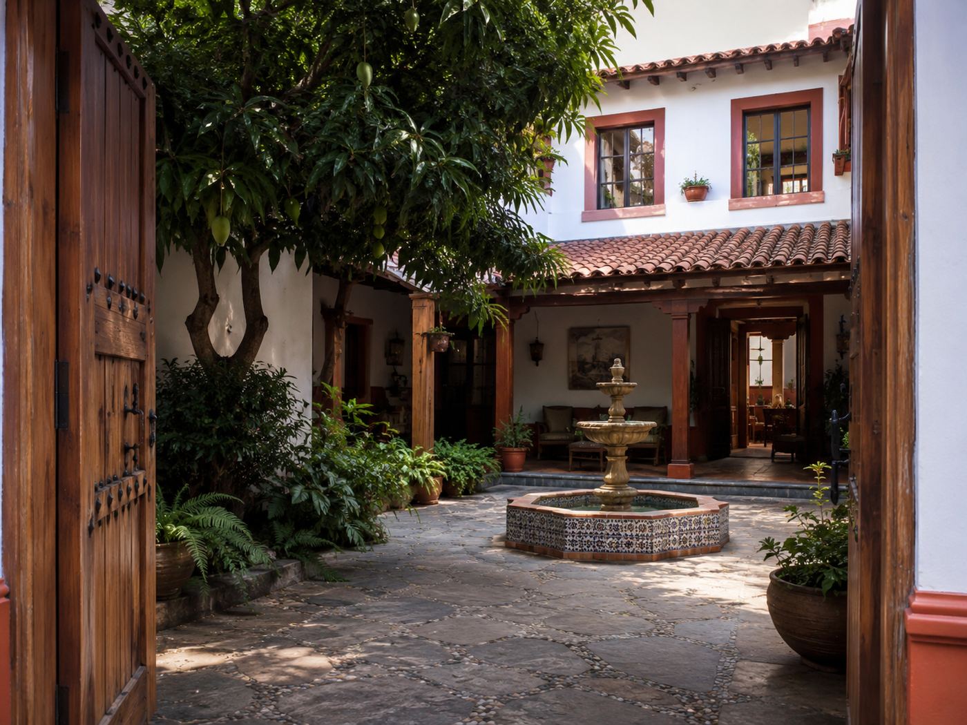 The house