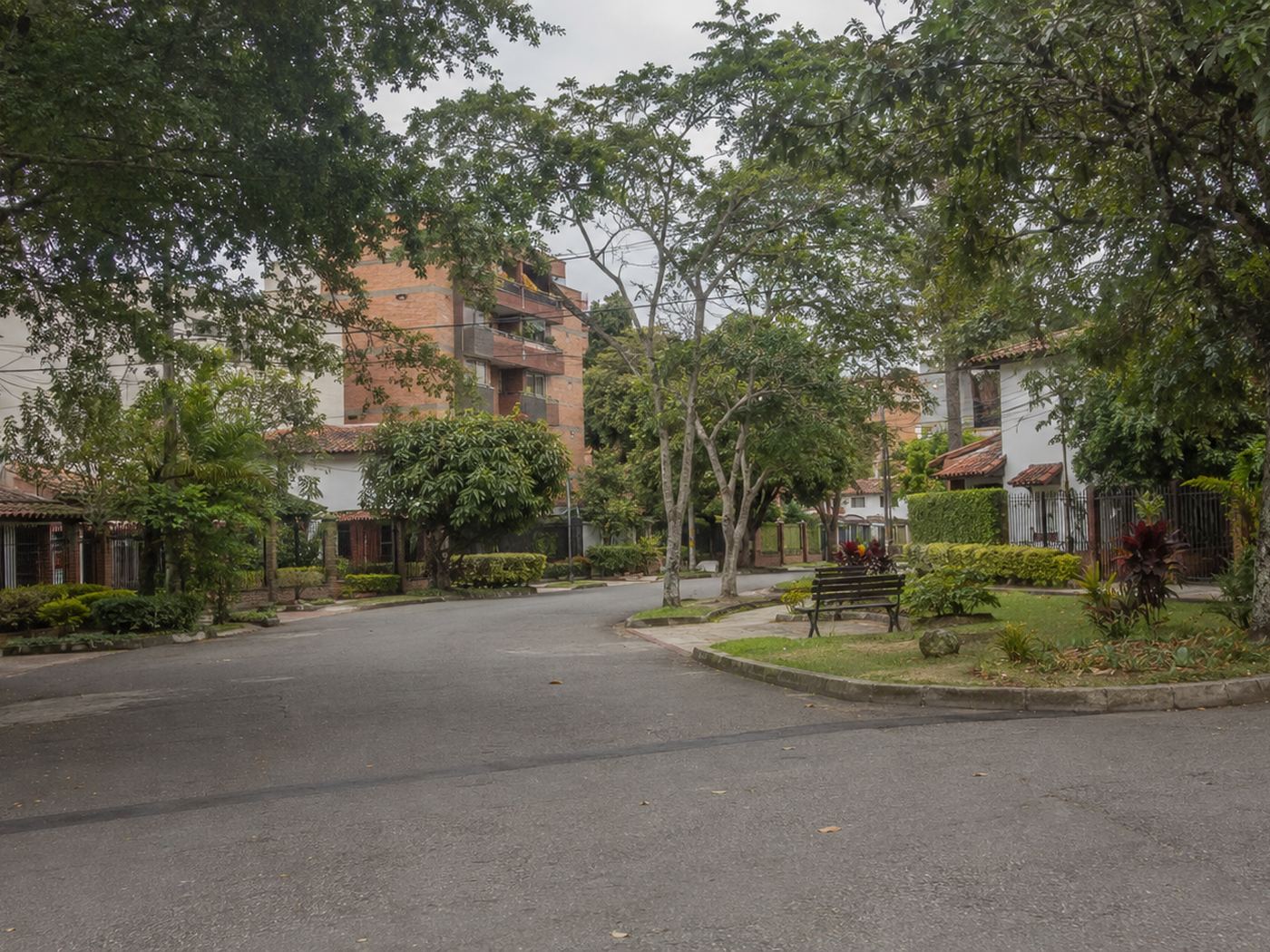 A street in La Castellana, Laureles, Medellin
