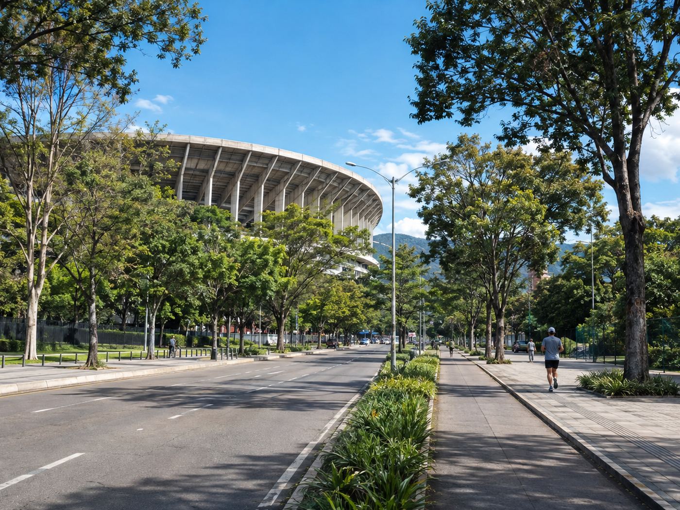 A street in Estadio, Laureles, Medellin